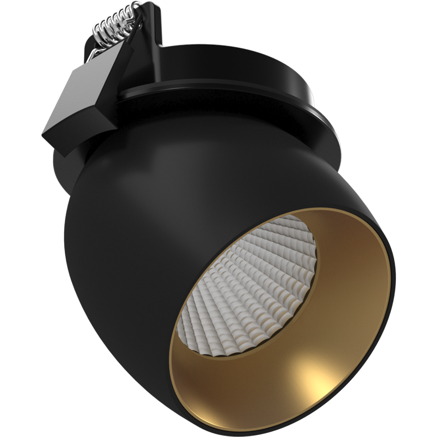 RAB ARCRMB ARC Track Light – Recessed Mount – 10W – 3000K – 785 Lumens – 120V – 36° Beam Angle – Black Finish