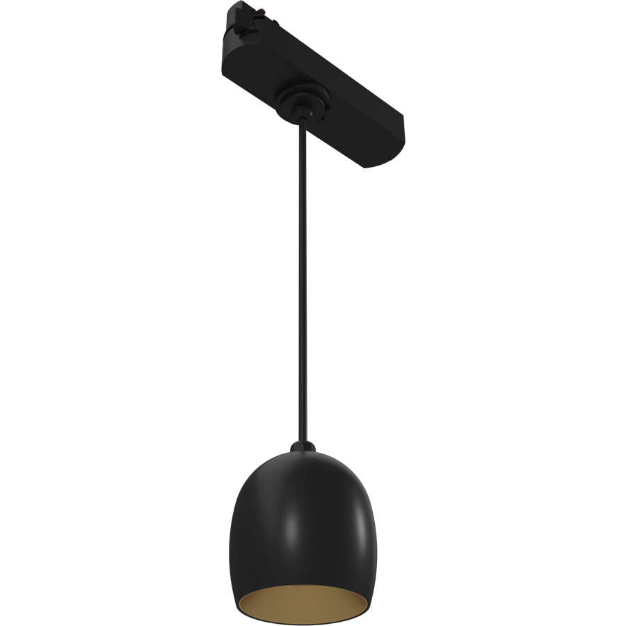 RAB ARCTPB Track Pendant Light – 10W – 3000K – 837 Lumens – 120V – 36° Beam Angle – Black Finish