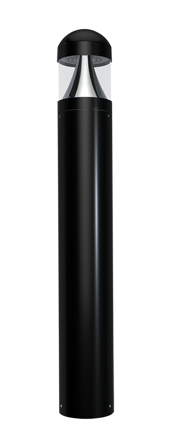 RAB B17DB B17 Field-Adjustable LED Bollard – 14W/19W/24W Selectable – 3000K/4000K/5000K Selectable – 1959-3409 Lumens – 120-277V – Round Dome Top – Black Finish