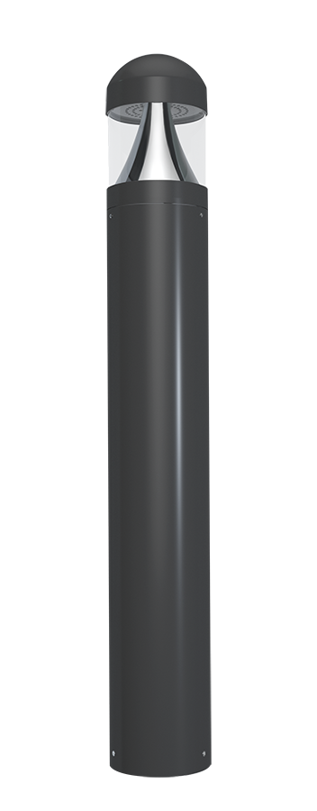 RAB B17D B17 Field-Adjustable LED Bollard – 14W/19W/24W Selectable – 3000K/4000K/5000K Selectable – 1959-3409 Lumens – 120-277V – Round Dome Top – Bronze Finish