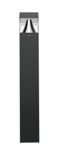 RAB B17S B17 Field-Adjustable LED Bollard – 14W/19W/24W Selectable – 3000K/4000K/5000K Selectable – 1725-3120 Lumens – 120-277V – Square Top – Bronze Finish