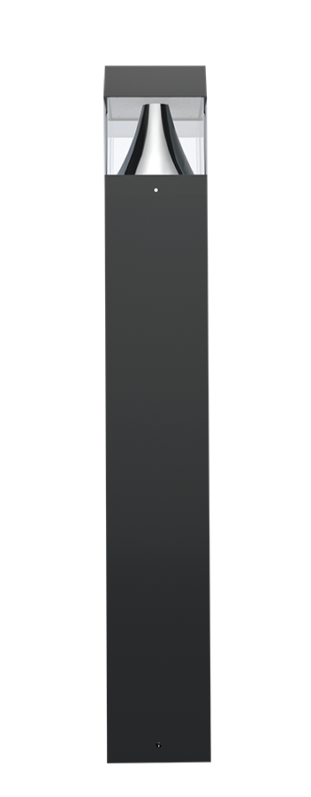 RAB B17S B17 Field-Adjustable LED Bollard – 14W/19W/24W Selectable – 3000K/4000K/5000K Selectable – 1725-3120 Lumens – 120-277V – Square Top – Bronze Finish
