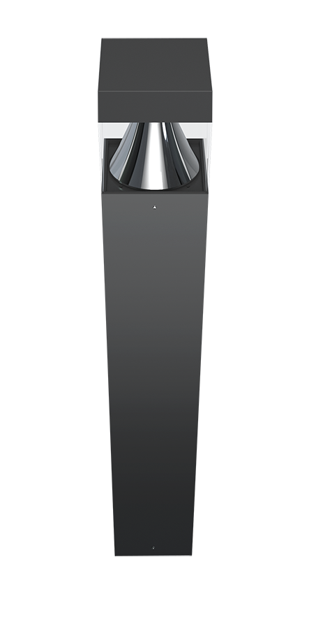 RAB B17S B17 Field-Adjustable LED Bollard – 14W/19W/24W Selectable – 3000K/4000K/5000K Selectable – 1725-3120 Lumens – 120-277V – Square Top – Bronze Finish