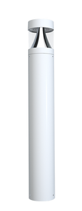 RAB B17W B17 Field-Adjustable LED Bollard – 14W/19W/24W Selectable – 3000K/4000K/5000K Selectable – 1959-3409 Lumens – 120-277V – Round Flat Top – White Finish