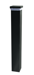 RAB BLED12Y-180 BLED Square LED Bollard – 12W – 3000K – 1304 Lumens – 120-277V – 42" Height – 180° Distribution – Bronze Finish