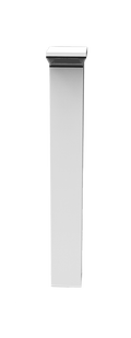 RAB BLED12NW BLED Square LED Bollard – 12W – 4000K – 1408 Lumens – 120-277V – 42" Height – 90° Distribution – White Finish