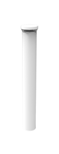 RAB BLEDR18YW BLED Round LED Bollard – 18W – 3000K – 2061 Lumens – 120-277V – 42" Height – White Finish