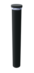 RAB BLEDR24N/E BLED Round LED Bollard – 24W – 4000K – 2815 Lumens – 120-277V – 42" Height – Emergency Battery Backup – Bronze Finish