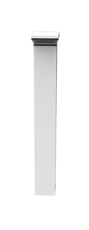 RAB BLED24NW Square LED Bollard – 24W – 4000K – 2815 Lumens – 120-277V – 42" Height – White Finish