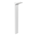 RAB BLEDSW BLED Small Field-Adjustable LED Bollard – 10W/13W/16W Selectable – 3000K/4000K/5000K Selectable – 833-1720 Lumens – 120-277V – Integrated Photocell – White Finish