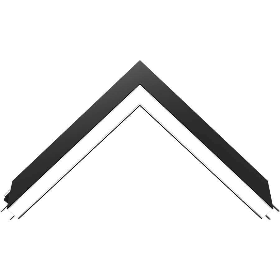 RAB BOAE-L/B BOA EDGE L Connector Module for Downlight Configurations – Black Finish
