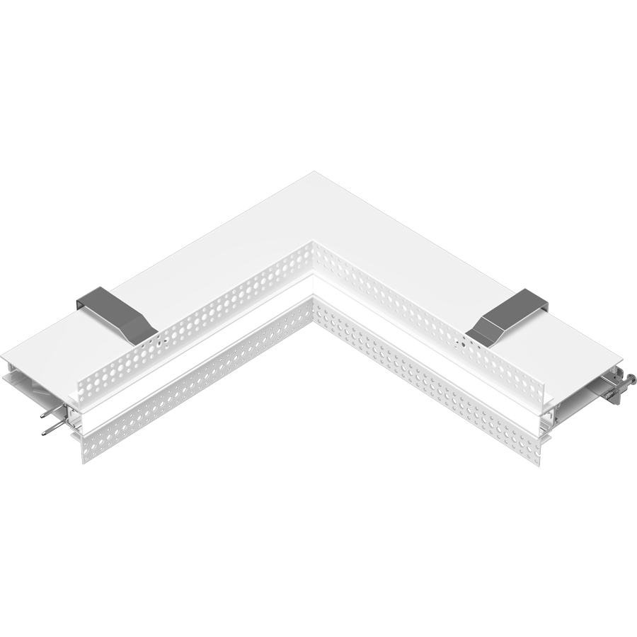 RAB BOAE-RCL BOA EDGE Recessed Corner L Connector Module – White Finish