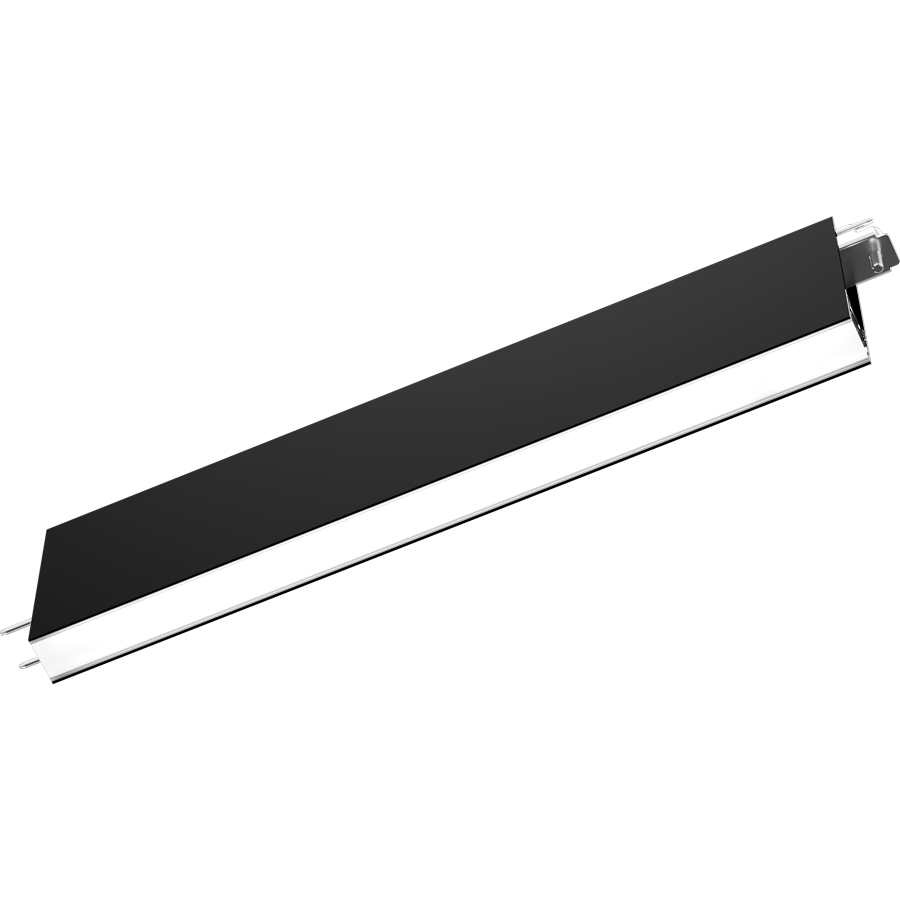 RAB BOAE-S/B BOA EDGE 1ft Connector Module for Downlight Configurations – Black Finish