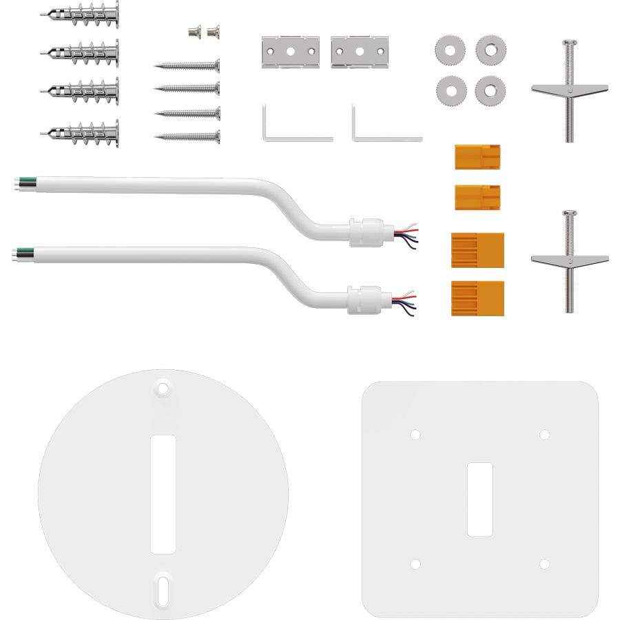 RAB BOAE-SM BOA EDGE Ceiling and Wall Mount Kit