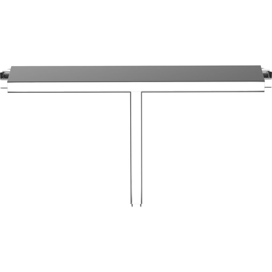 RAB BOAE-T/S BOA EDGE T Connector Module for Downlight Configurations – Silver Finish