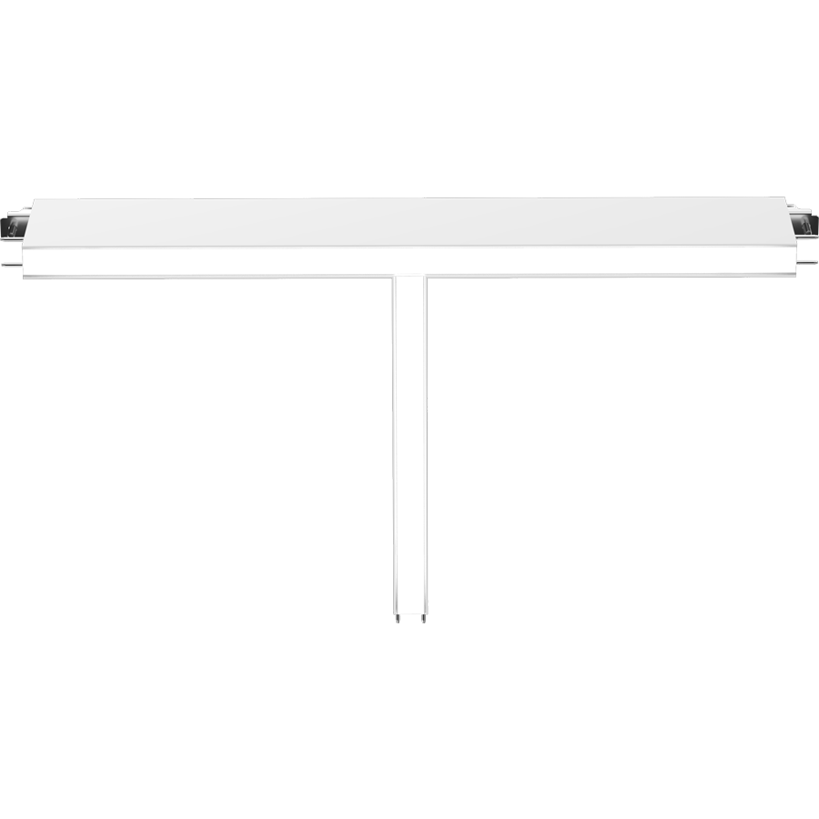 RAB BOAE-T BOA Edge T Connector Module for Linear Lights – Downlight Configuration – White Finish