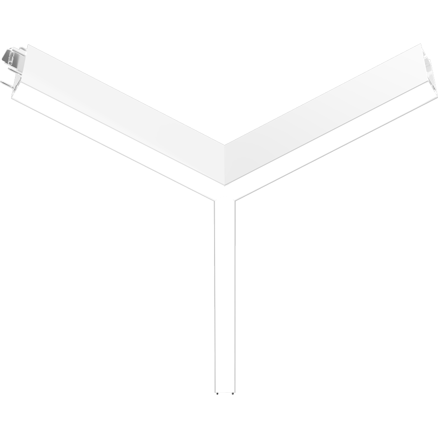 RAB BOAE-Y BOA EDGE Y Connector Module for Downlight Configurations – White Finish