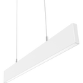 RAB BOAE2PW BOA EDGE Field-Adjustable 2ft LED Pendant Linear Light – 6W/10W/12W/14W/20W Selectable – 3000K/3500K/4000K Selectable – 648-2647 Lumens – 120-277V – Flat Lens – White Finish