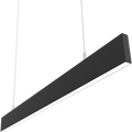 RAB BOAE3PB BOA EDGE Field-Adjustable 3ft LED Pendant Linear Light – 9W/15W/18W/21W/30W Selectable – 3000K/3500K/4000K Selectable – 1280-4057 Lumens – 120-277V – Flat Lens – Black Finish