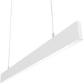RAB BOAE3PW BOA EDGE Field-Adjustable 3ft LED Pendant Linear Light – 9W/15W/18W/21W/30W Selectable – 3000K/3500K/4000K Selectable – 1280-4057 Lumens – 120-277V – Flat Lens – White Finish