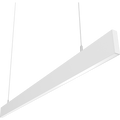 RAB BOAE4PUW BOA EDGE Field-Adjustable 4ft Up/Down LED Pendant Linear Light – Up to 40W – 3000K/3500K/4000K Selectable – 5139-5661 Lumens – 120-277V – Flat Lens – White Finish