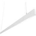 RAB BOAE8PUW BOA EDGE Field-Adjustable 8ft Up/Down LED Pendant Linear Light – Up to 80W – 3000K/3500K/4000K Selectable – 9560-10273 Lumens – 120-277V – Flat Lens – White Finish