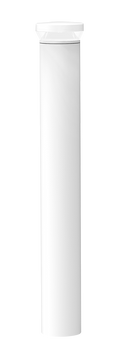 RAB BLEDR24W/480/D10 BLED Round LED Bollard – 24W – 5000K – 2724 Lumens – 480V – 42" Height – 0-10V Dimmable – 360° Distribution – White Finish