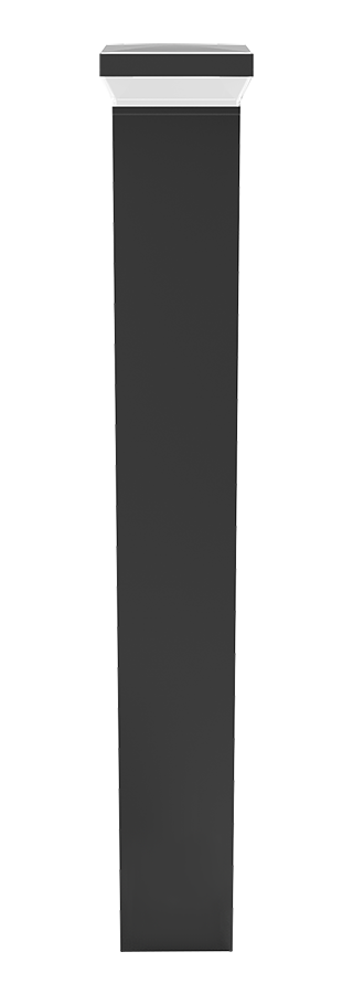 RAB BLED24/480/D10 Square LED Bollard – 24W – 5000K – 2724 Lumens – 480V – 42" Height – 0-10V Dimmable – Bronze Finish