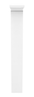 RAB BLED24YW/480/D10 BLED Square LED Bollard – 24W – 3000K – 2607 Lumens – 480V – 42" Height – 0-10V Dimmable – White Finish
