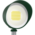 RAB BULLET12VG BULLET LED Flood Light – Selectable 6W/9W/12W – Selectable 3000K/4000K/5000K – 636-1324 Lumens – 120V – Hood and Lens Included – Verde Green Finish