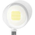 RAB BULLET12W BULLET LED Flood Light – Selectable 6W/9W/12W – Selectable 3000K/4000K/5000K – 636-1324 Lumens – 120V – Hood and Lens Included – White Finish