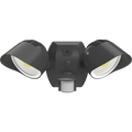 RAB SMSBULLET2X12A BULLET SMS Dual Head Flood Light Kit – Selectable 6W/9W/12W Per Head – Selectable 3000K/4000K/5000K – 1279-2645 Lumens – 120V – SMS500 Mount – CU4 Cover Plate – Hood Included – Bronze Finish