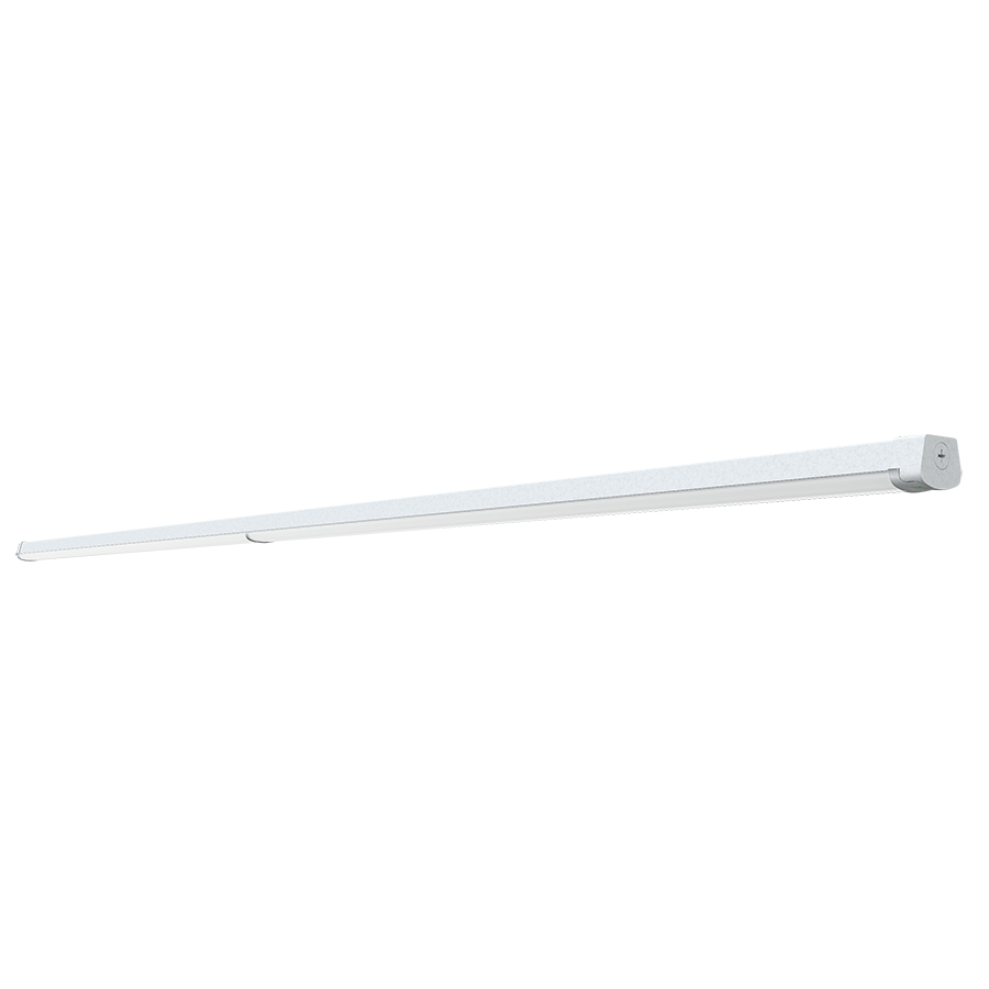 RAB CS8/E C-STRIP LED Strip Light – 8ft – Selectable 42W/64W/88W – 3500K/4000K/5000K – 6769-13480 Lumens – 120-277V – Emergency Battery Backup – Junction Box Adapter & V-Hooks Included