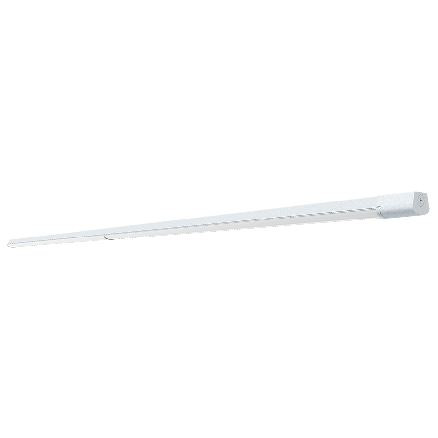 RAB CS8/MVS C-STRIP LED Strip Light – 8ft – Selectable 42W/64W/88W – 3500K/4000K/5000K – 6769-13480 Lumens – 120-277V – Microwave Occupancy Sensor – Junction Box Adapter & V-Hooks Included