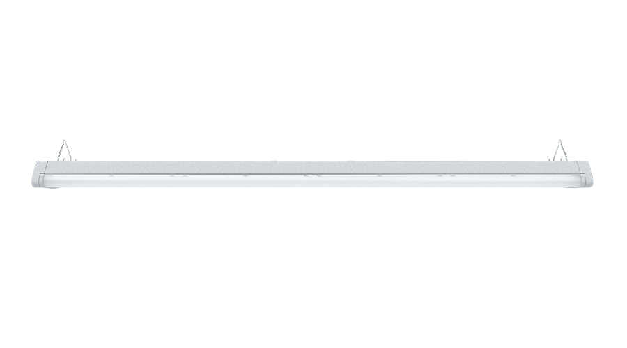 RAB CW4/E C-WRAP Field-Adjustable LED Wraparound Light – 4ft – Selectable 22W/33W/44W – Selectable 3500K/4000K/5000K – 3105-6191 Lumens – 120-277V – Emergency Battery Backup – Seashell Finish