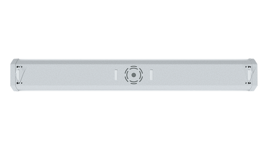 RAB CW4/MVS/E C-WRAP Field-Adjustable LED Wraparound Light – 4ft – Selectable 22W/33W/44W – Selectable 3500K/4000K/5000K – 3105-6191 Lumens – 120-277V – Microwave Occupancy Sensor – Emergency Battery Backup – Seashell Finish