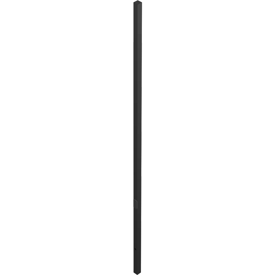 RAB CDS4-15D Composite Direct Burial Square Light Pole – 19 Ft Overall Height – 15 Ft Mounting Height – Drilled