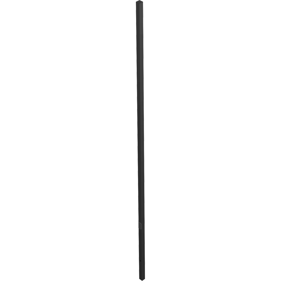 RAB CDS4-20D Composite Direct Burial Square Light Pole – 24 Ft Overall Height – 20 Ft Mounting Height – Drilled