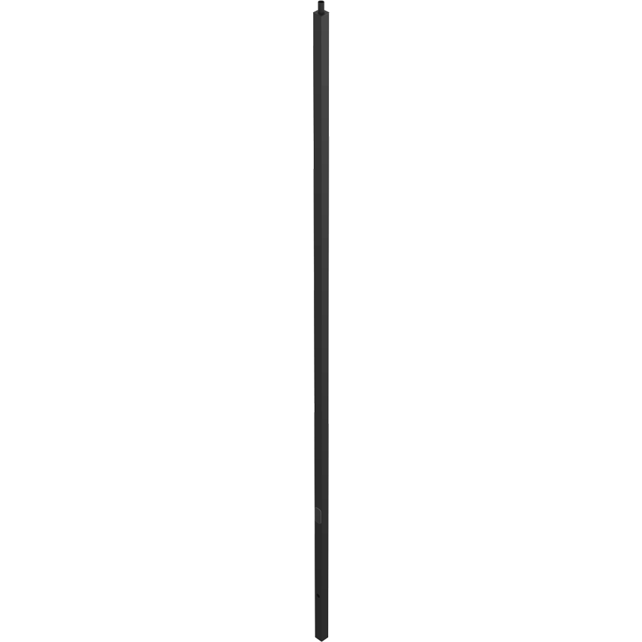 RAB CDS4-20WT Composite Direct Burial Square Light Pole – 24 Ft Overall Height – 20 Ft Mounting Height – Welded Tenon