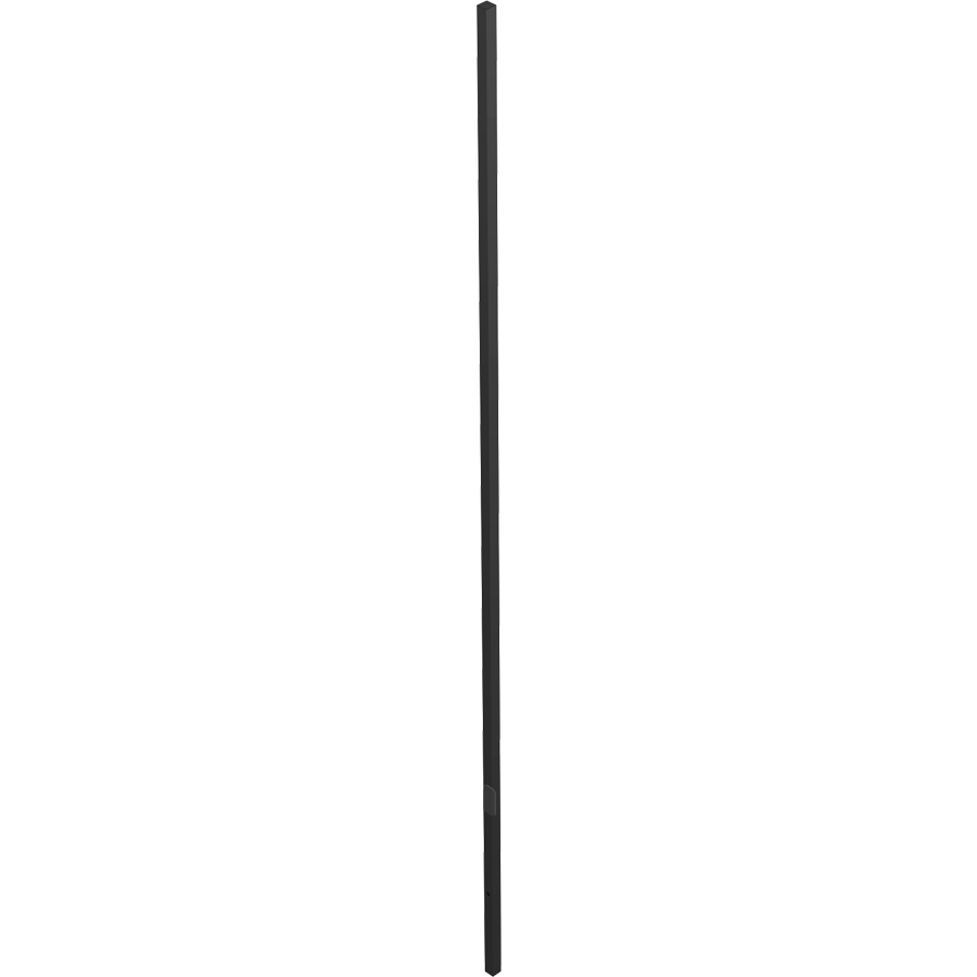 RAB CDS5-25D Composite Direct Burial Square Light Pole – 30 Ft Overall Height – 25 Ft Mounting Height – Drilled