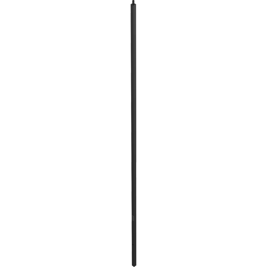 RAB CDS5-25WT Composite Direct Burial Square Light Pole – 30 Ft Overall Height – 25 Ft Mounting Height – Welded Tenon