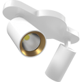 RAB COL12LM2 COLUMN Linear Ceiling Spotlight – Dual Head – Selectable 3000K/4000K/5000K – 1068-1135 Lumens – 120V – 36° Beam Angle – White Finish