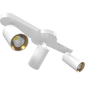 RAB COL18LM3 COLUMN Linear Ceiling Spotlight – Triple Head – Selectable 3000K/4000K/5000K – 1599-1698 Lumens – 120V – 36° Beam Angle – White Finish