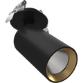 RAB COL6RMB COLUMN Recessed Ceiling Spotlight – Single Head – Selectable 3000K/4000K/5000K – 554-588 Lumens – 120V – 36° Beam Angle – Black Finish