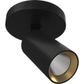 RAB COL6SMB COLUMN Surface Mount Ceiling Spotlight – Single Head – Selectable 3000K/4000K/5000K – 529-563 Lumens – 120V – 36° Beam Angle – Black Finish