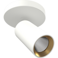 RAB COL6SM COLUMN Surface Mount Ceiling Spotlight – Single Head – Selectable 3000K/4000K/5000K – 529-563 Lumens – 120V – 36° Beam Angle – White Finish