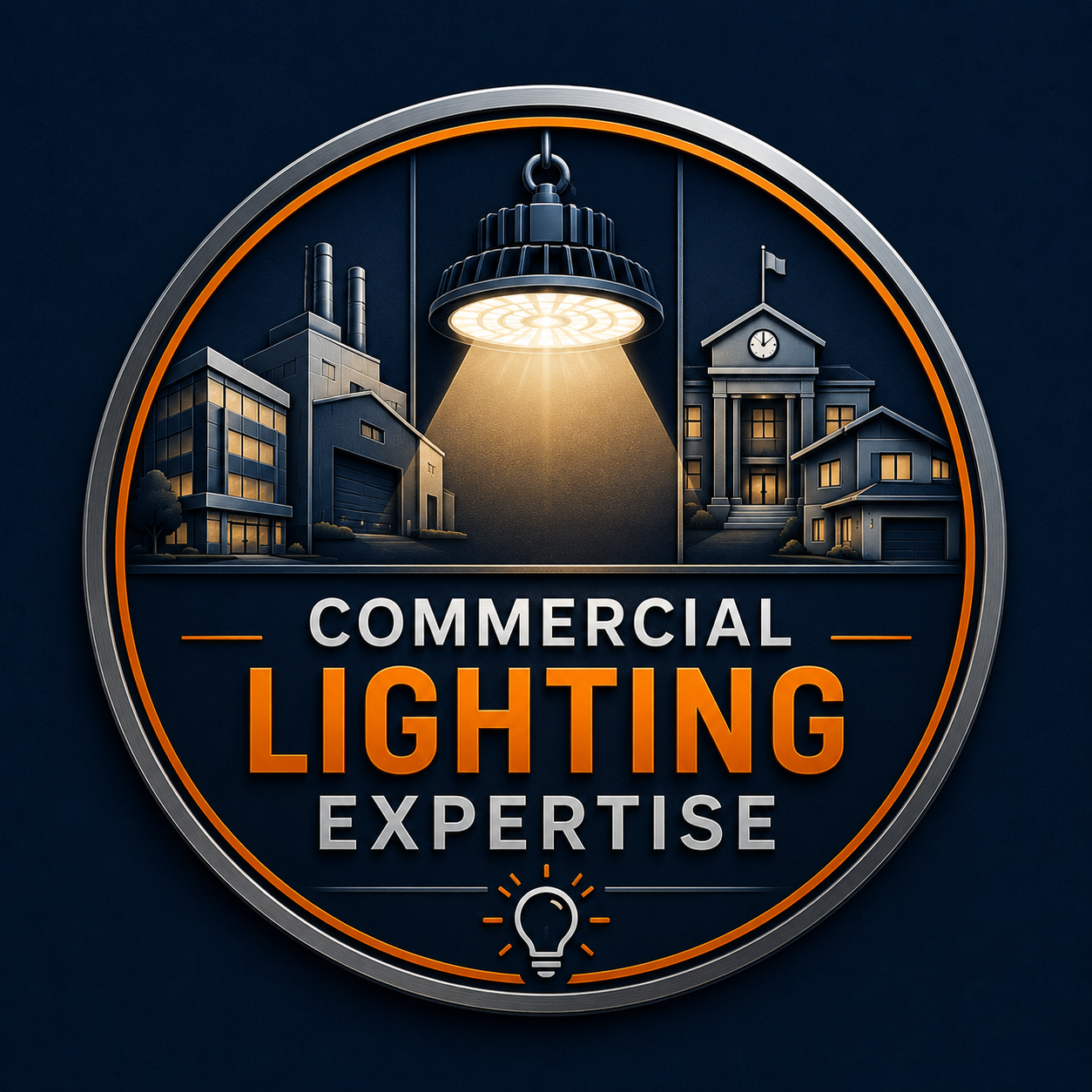 Commercial Lighting Expertise Badge – Commercial Industrial Institutional and Residential Lighting Solutions