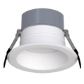 RAB CR4 CR 4-Inch Round Recessed Downlight – Selectable 6W/8W/10W – 5-CCT Selectable – CRI90 – TRIAC + 0-10V Dimming – White Finish – 120-277V – 600-1000 Lumens