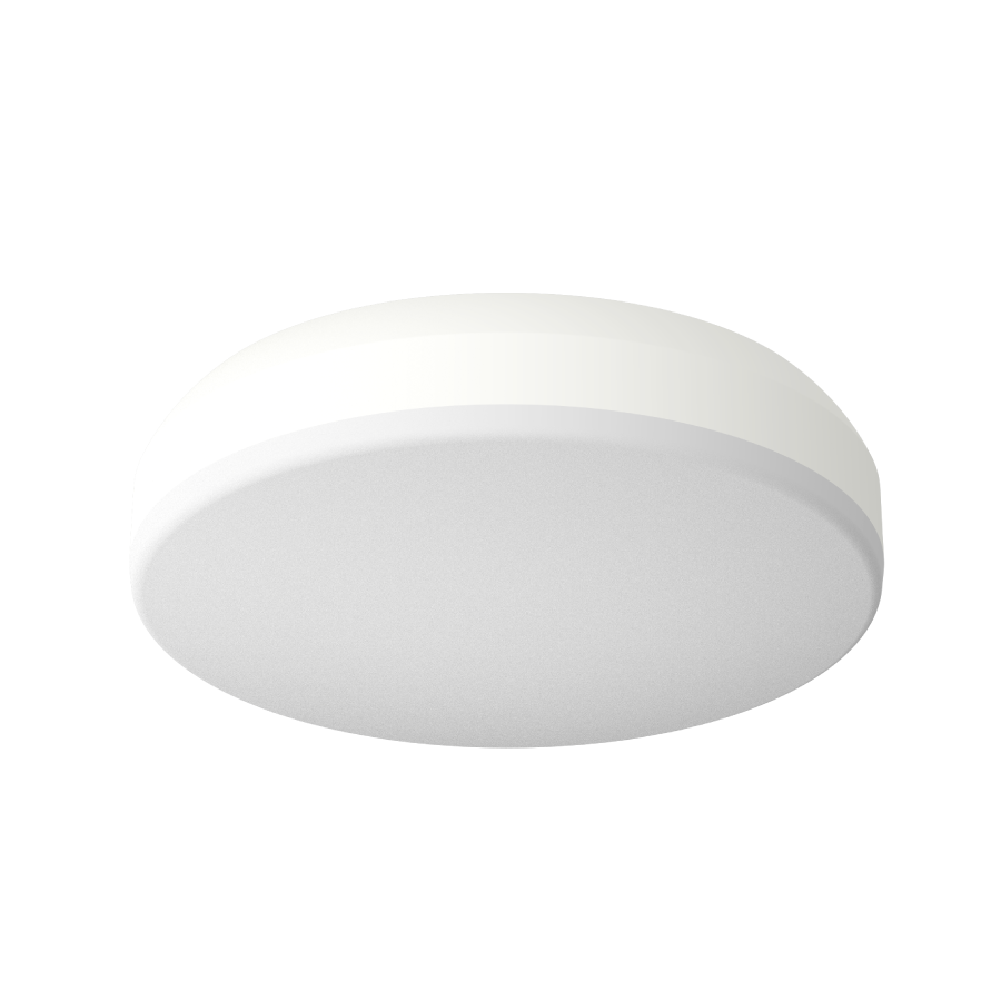 RAB CRVFAS-11R-16-9CCT-120-W Flush Mount Ceiling Light – 11" Round – 16W – 5CCT Selectable – 1150 Lumens – 120V – TRIAC Dimmable – White