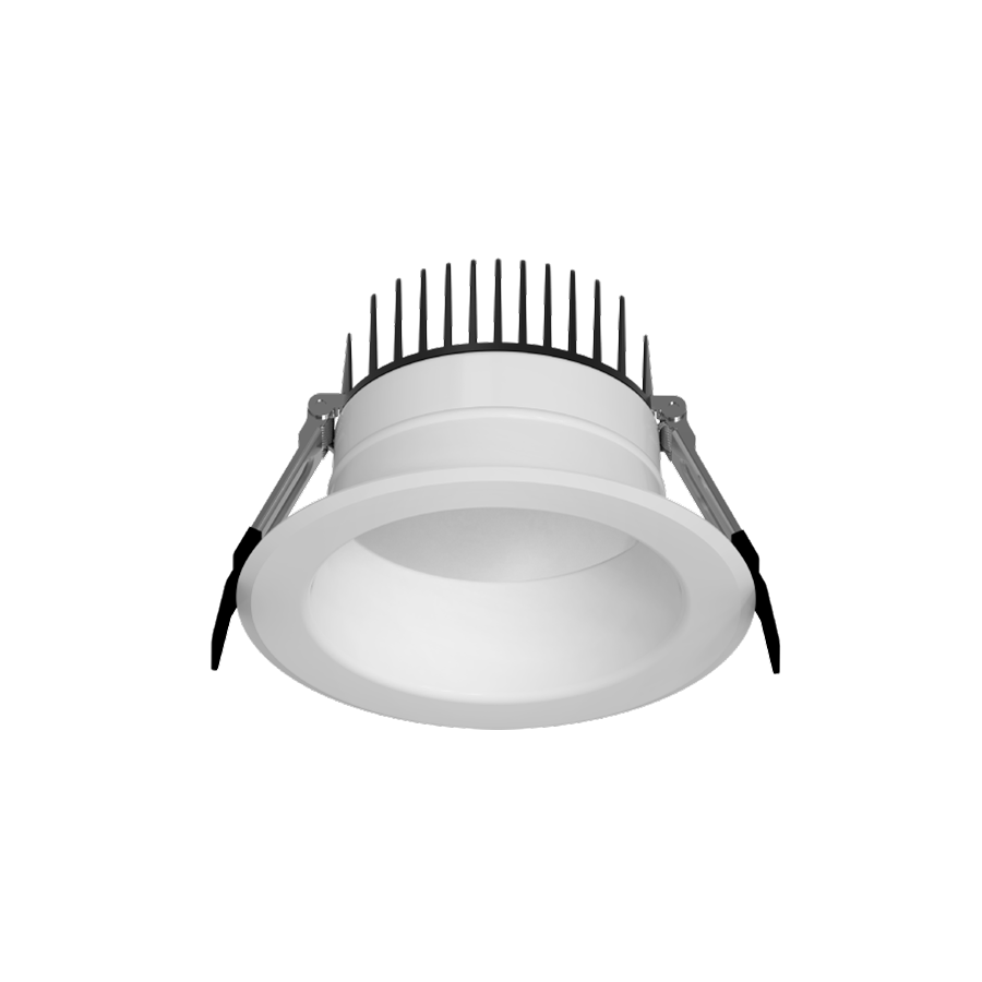 RAB CRX4 CRX 4-Inch Round Recessed Downlight – Selectable 10W/15W/20W – 5-CCT Selectable – CRI90 – TRIAC + 0-10V Dimming – White Finish – 120-277V – 1200-2000 Lumens
